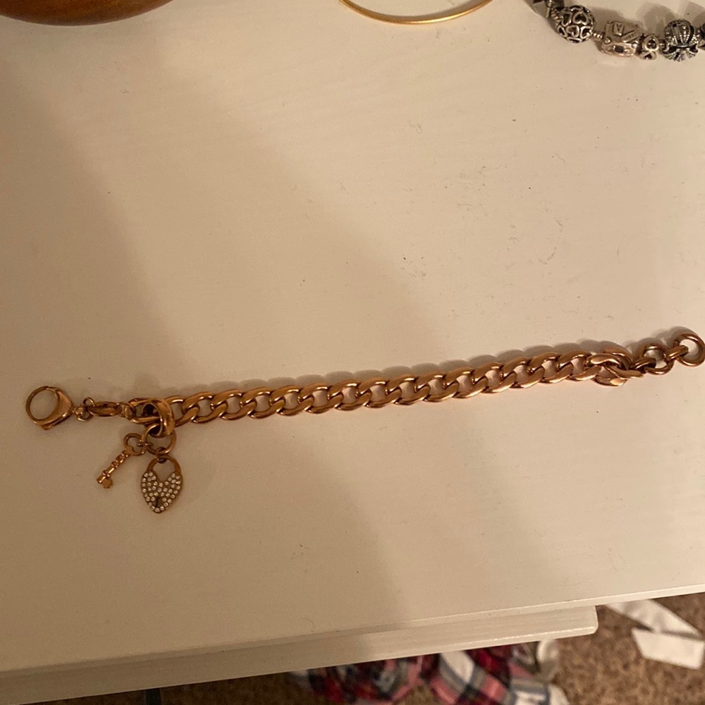 Fossil bracelet rose gold